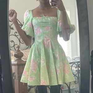 Selkie Acid Trip Mini Day Dress